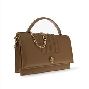 Alexandre McQueen skull charm medium shoulder bag.